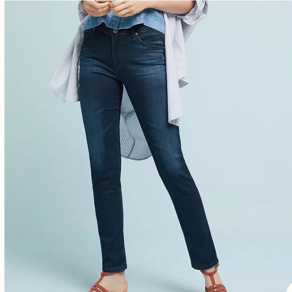 Like New AG Prima Mid-Rise Cigarette Straight Leg Ankle Stretch Jeans 27R